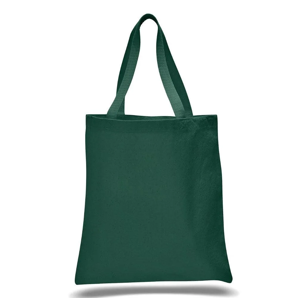 12 Oz. Colored Canvas Simple Tote Bag Printed with a Customizable PINES COLLECTION Design