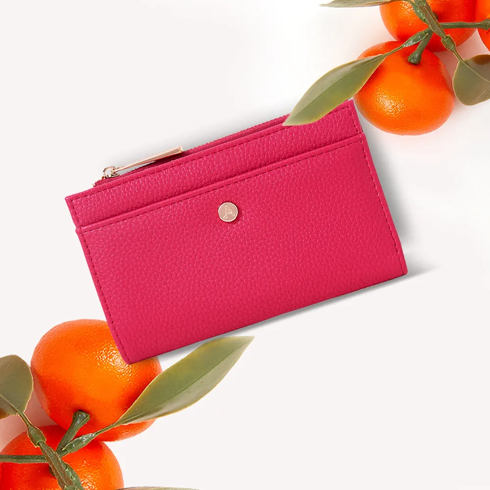 Accessorize London Pink Medium Slimline Wallet