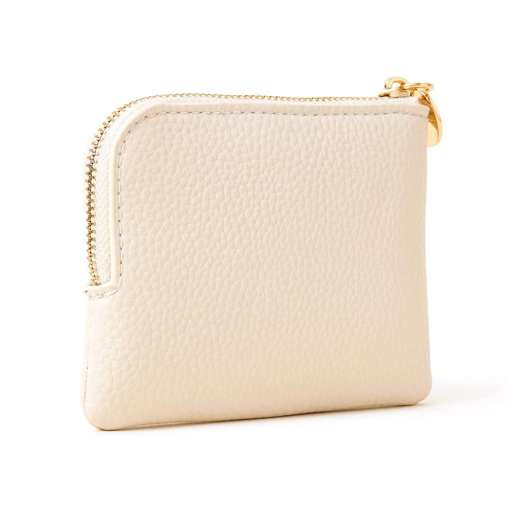 Accessorize London Women's Cream (S) Initial Coin Purse