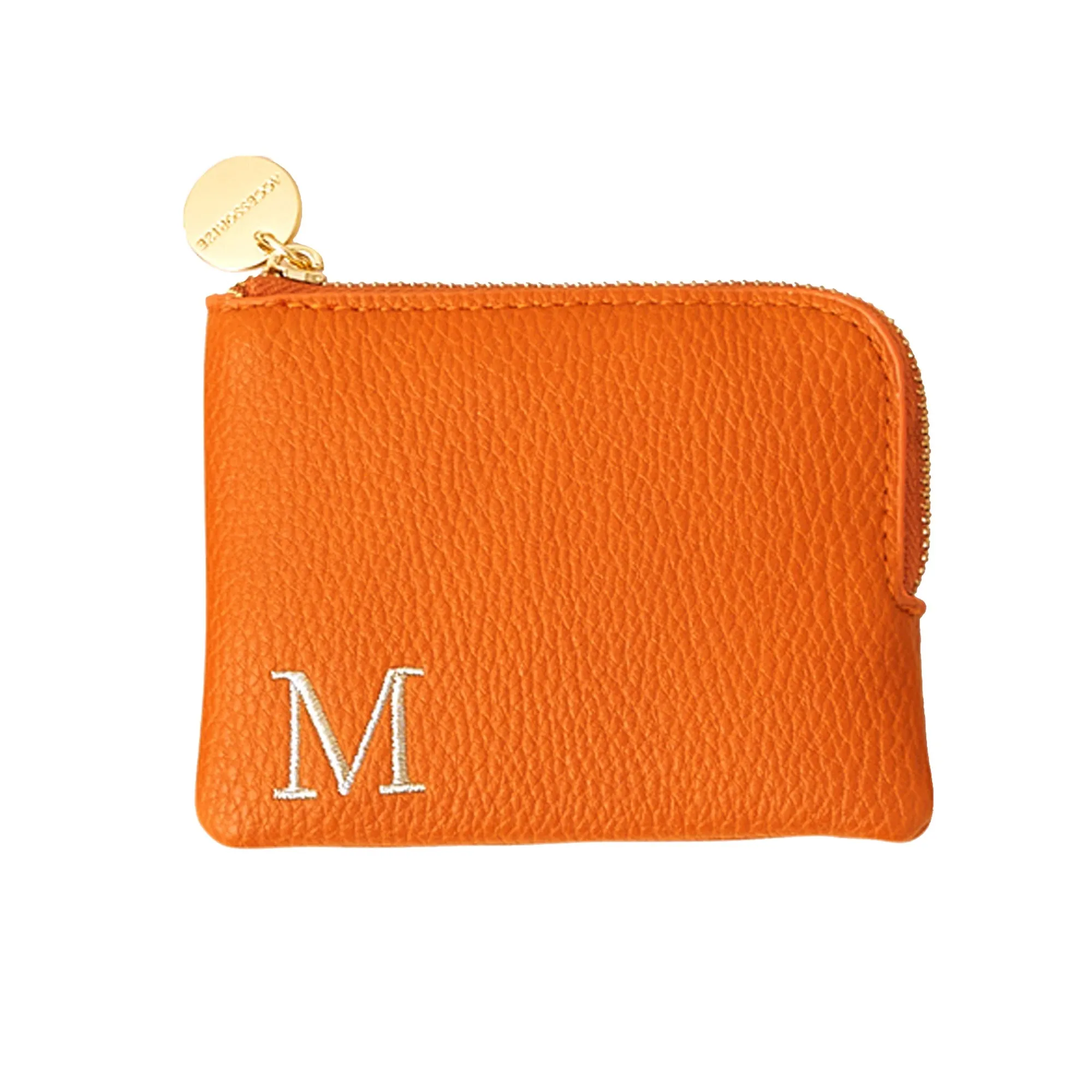 Accessorize London Women's Orange (M) Initial Coin Purse