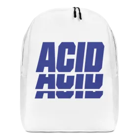 ACID Blue Minimalist Backpack