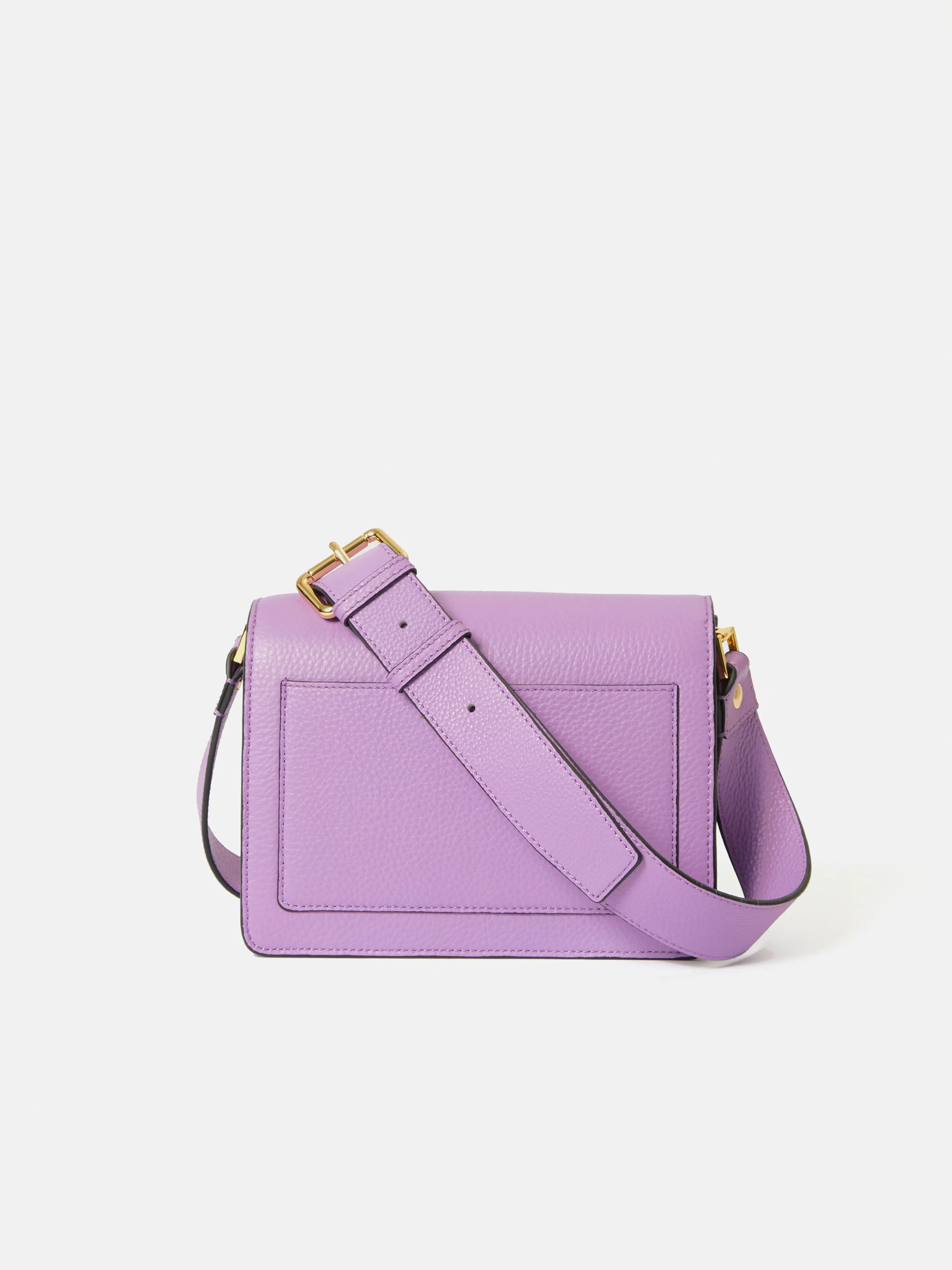 Ada Leather Crossbody Bag | Purple