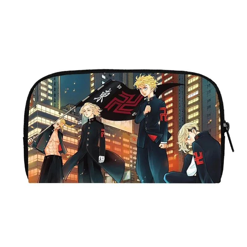 Anime Tokyo Revengers Wallet Canvas Money Bags for Travel Casual Teenagers Long Purse Gift