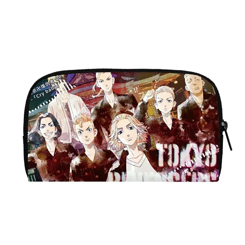 Anime Tokyo Revengers Wallet Canvas Money Bags for Travel Casual Teenagers Long Purse Gift