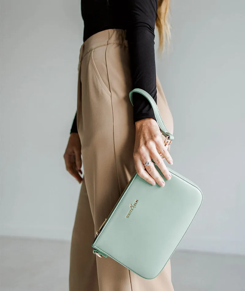 Ara Convertible Crossbody Clutch - Seafoam