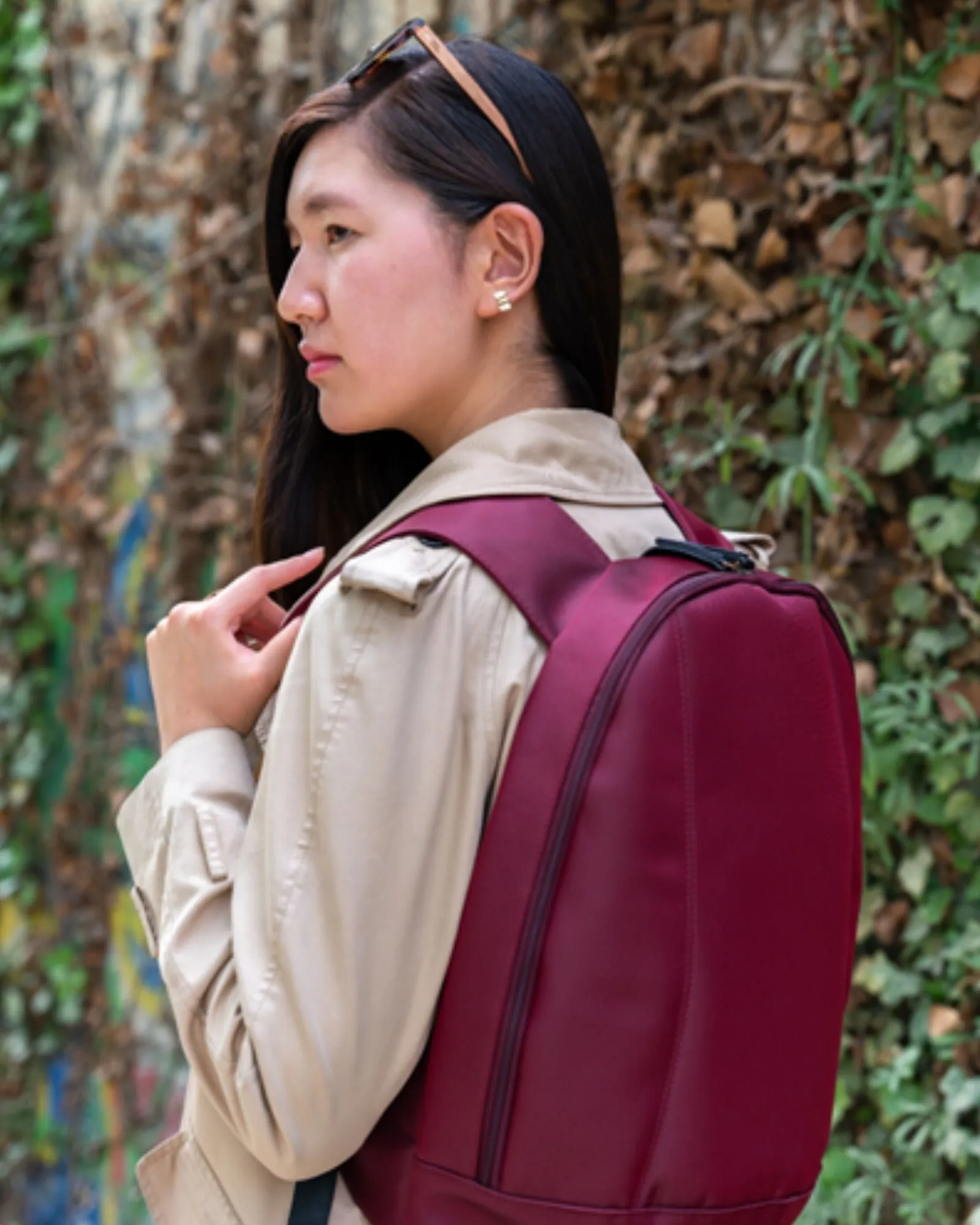 ARSAYO Nomad Backpack | Burgundy Red