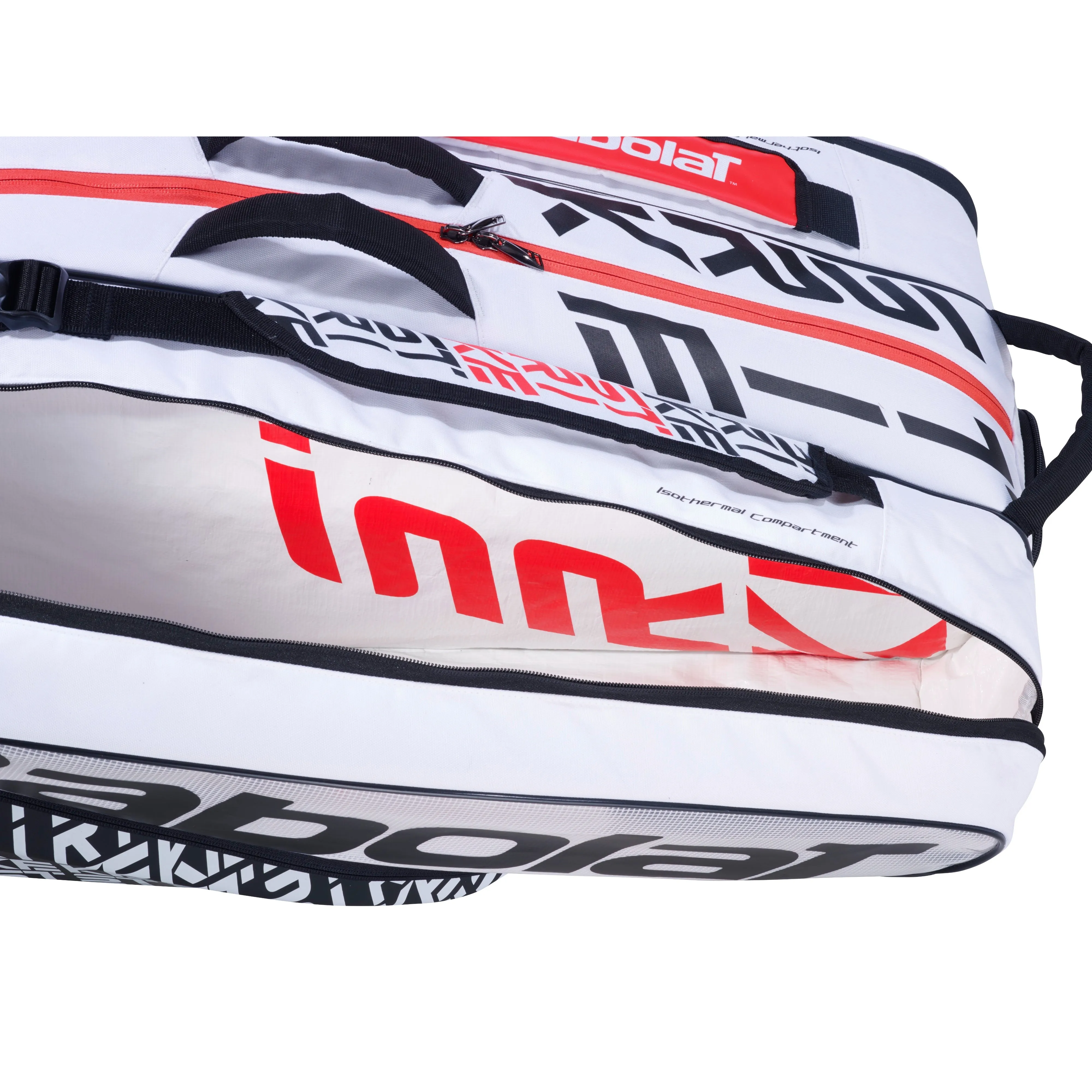 Babolat Pure Strike White/Black/Red 12 pack tennis bag 173915