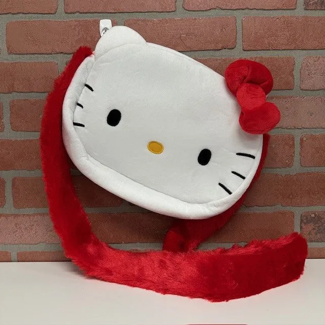 Bag - Plush Hello Kitty Head - Red