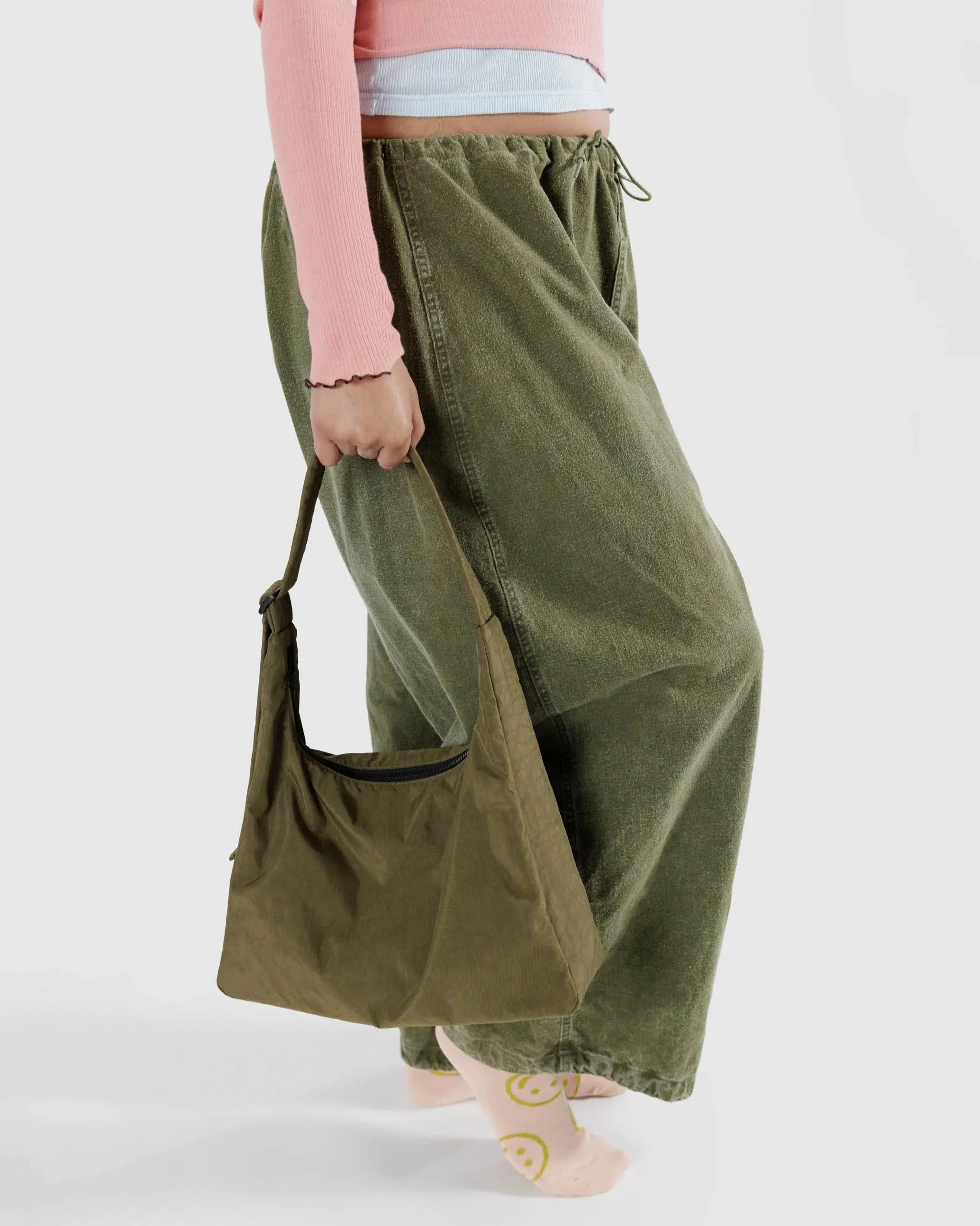 Baggu - Nylon Shoulder Bag - Seaweed