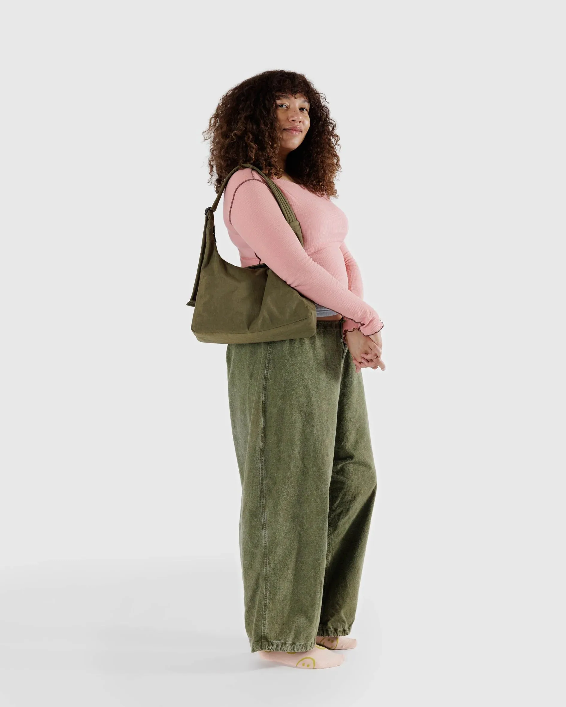 Baggu - Nylon Shoulder Bag - Seaweed