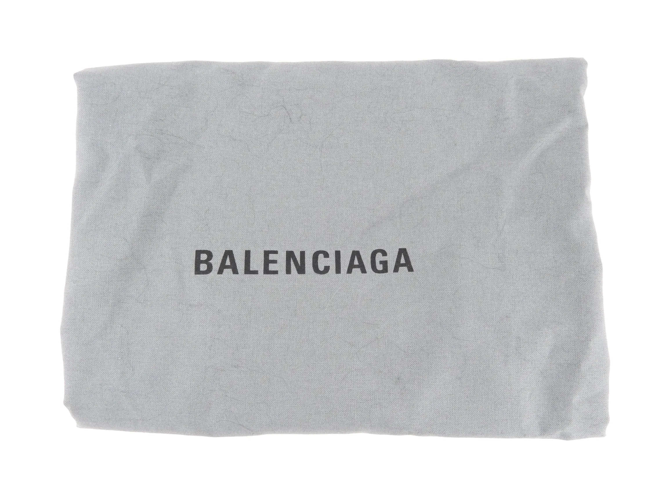 Balenciaga Black Faux Fur Everyday Two Way Tote Bag