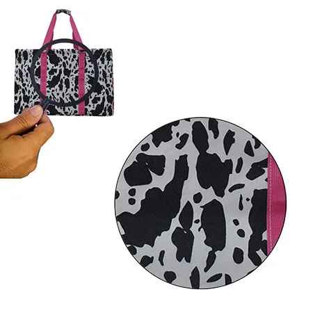 Black Cow Hot Pink NGIL Mega Shopping Utility Tote Bag