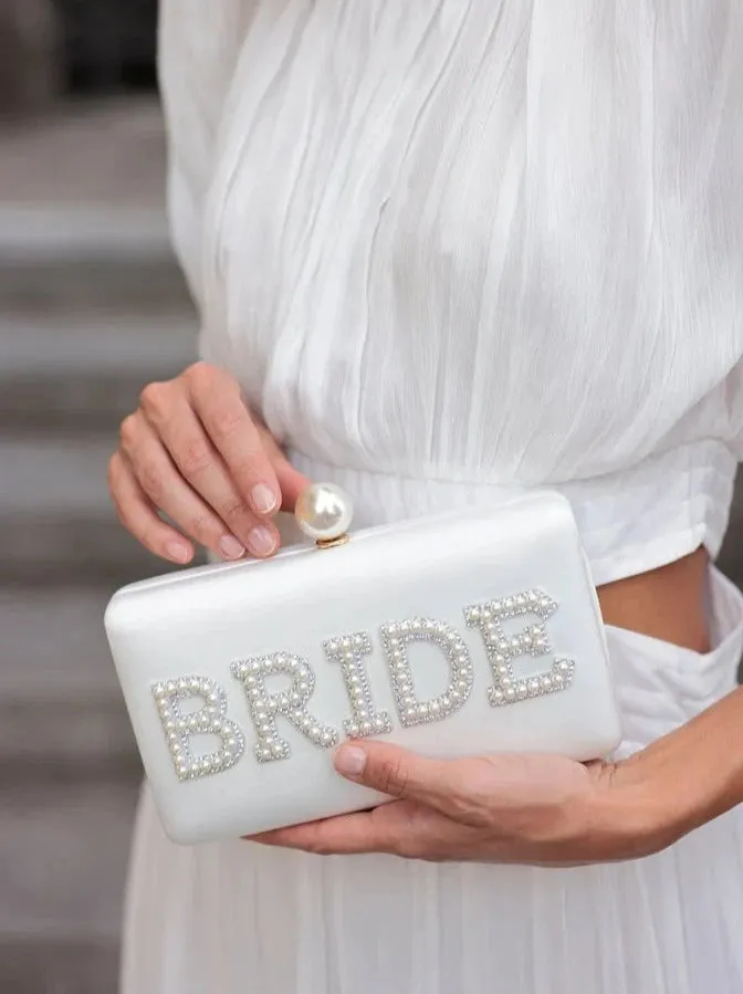 Bride Pearl Clutch