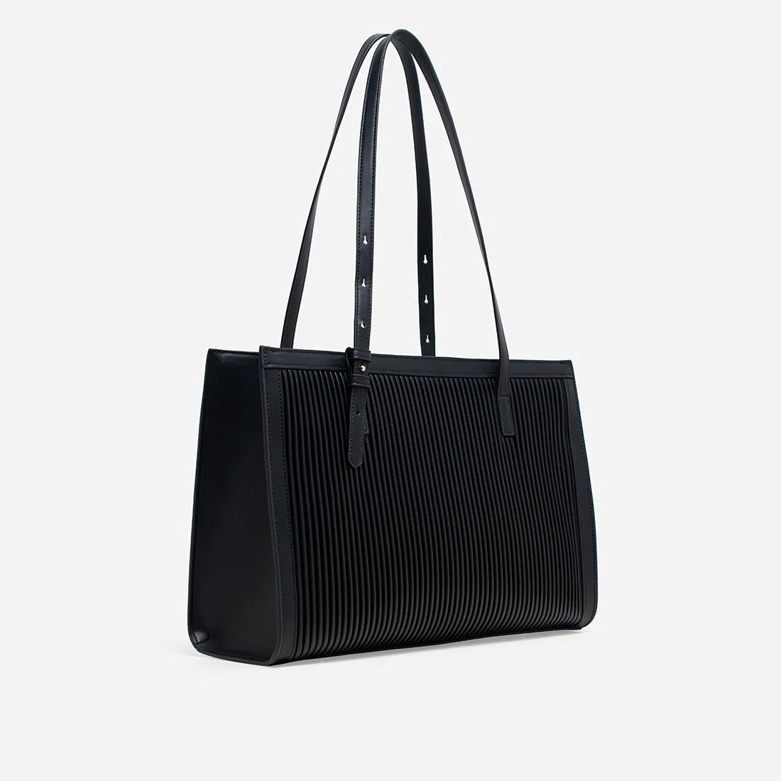 Brie Pleated Tote Bag