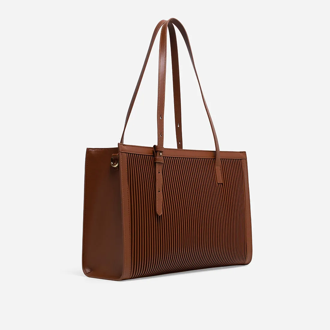 Brie Pleated Tote Bag