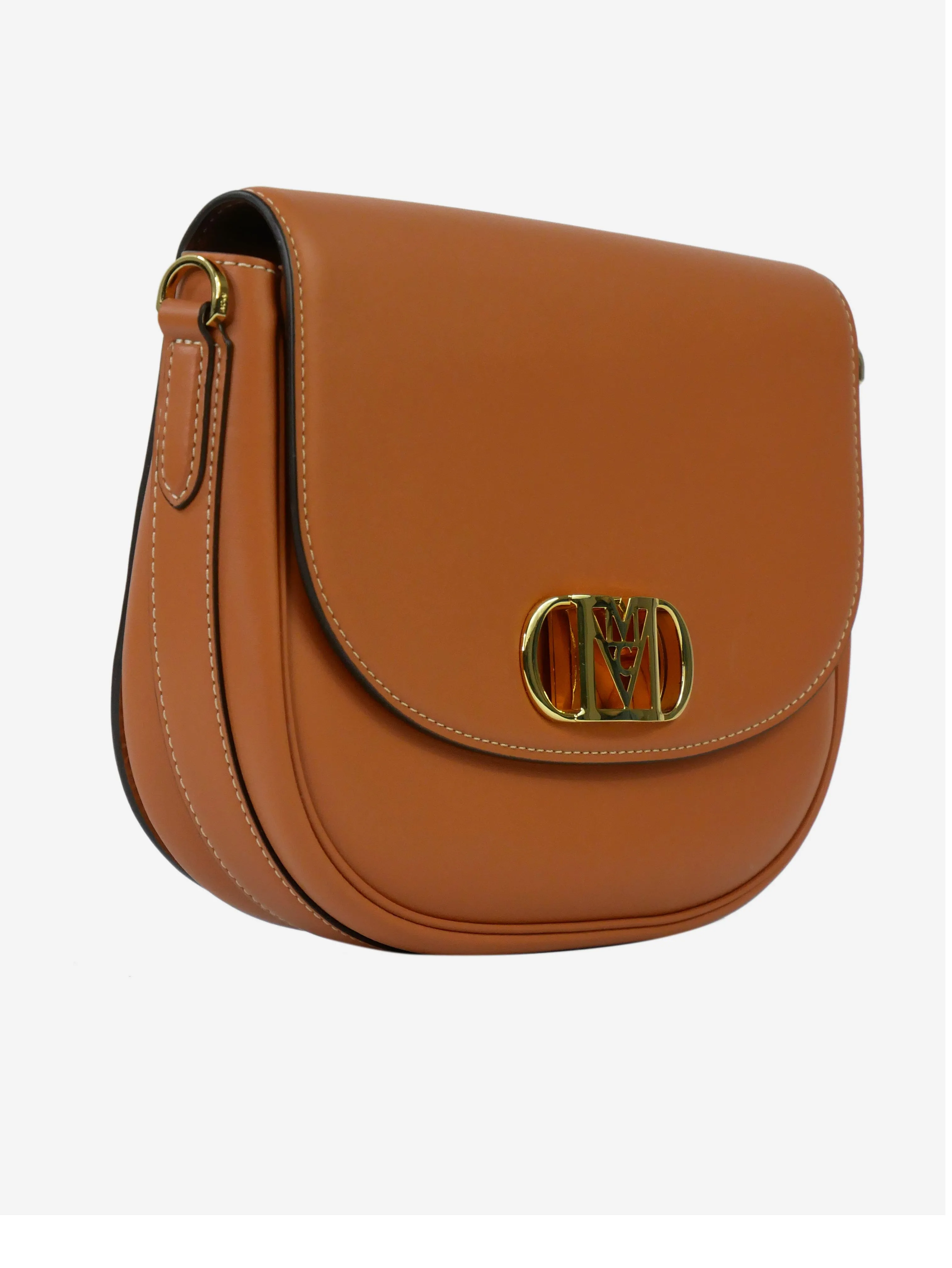 Brown Mode Travia small cross-body bag with gold hardware