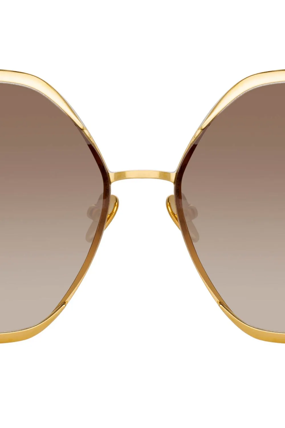 Camila Sunglasses in Yellow Gold