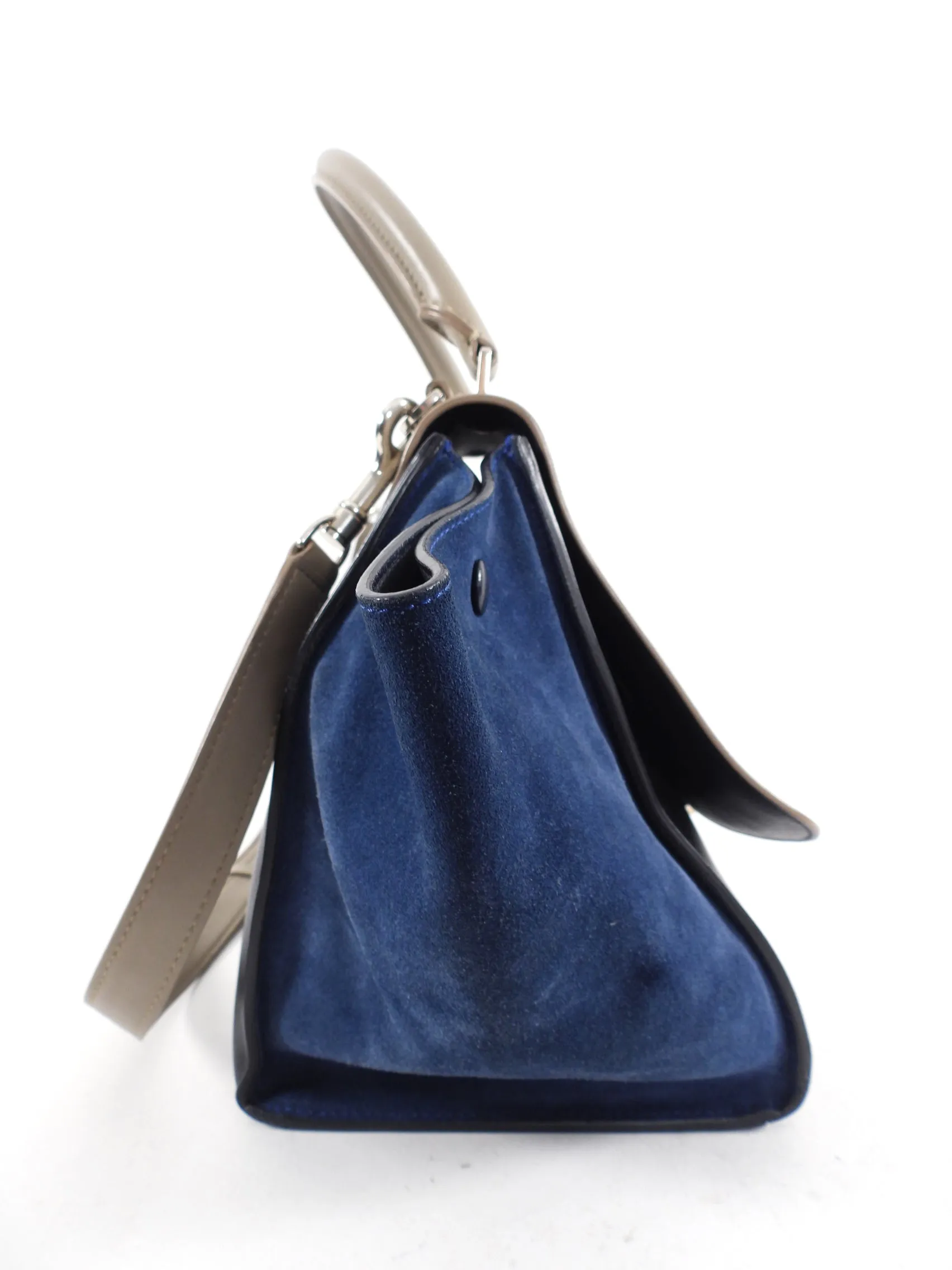 Celine Tricolor Trapeze Medium Two-Way Bag