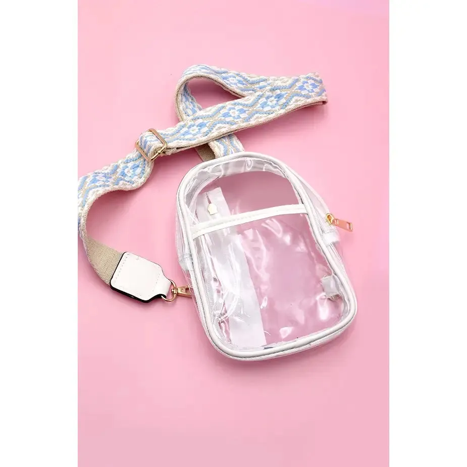 Clear Sling Crossbody Bag