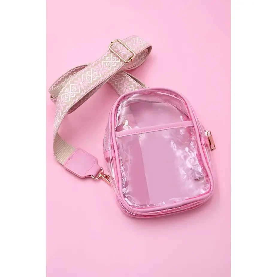 Clear Sling Crossbody Bag