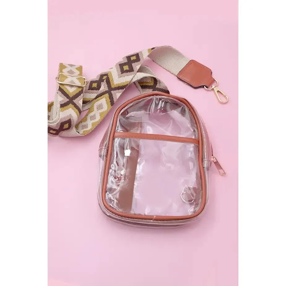 Clear Sling Crossbody Bag