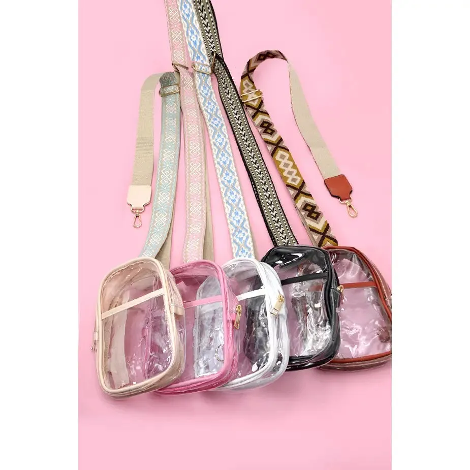 Clear Sling Crossbody Bag