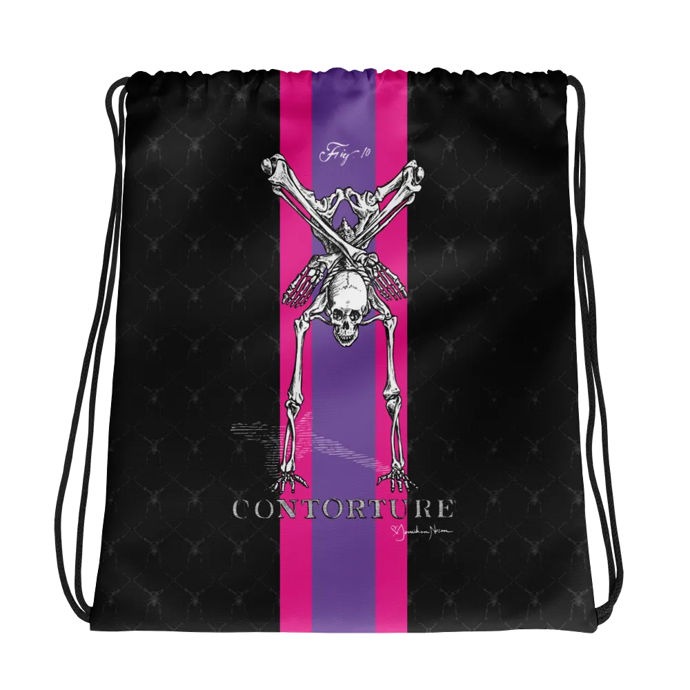 Contorture Drawstring Bag: SuperStripe Edition