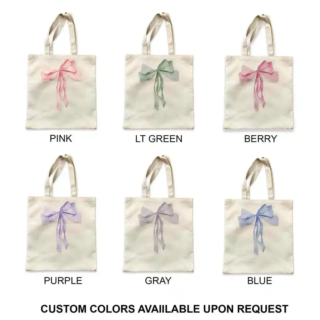 Coquette Bow Tote Bag