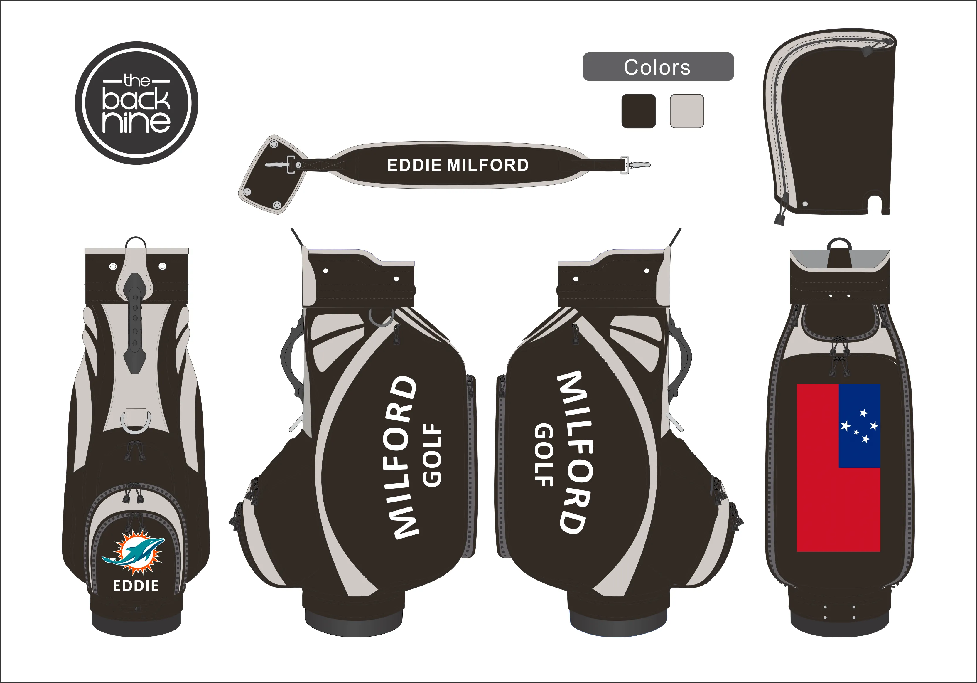 Custom Tour Staff Golf Bag - JUNIOR Tournament