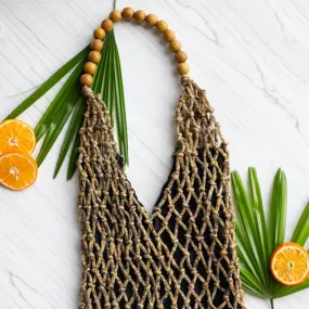 Darcy Macramé Large Tote