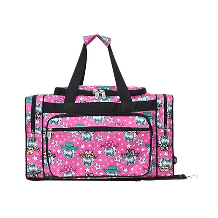 Disco Cowgirl NGIL Canvas 20 Duffle Bag