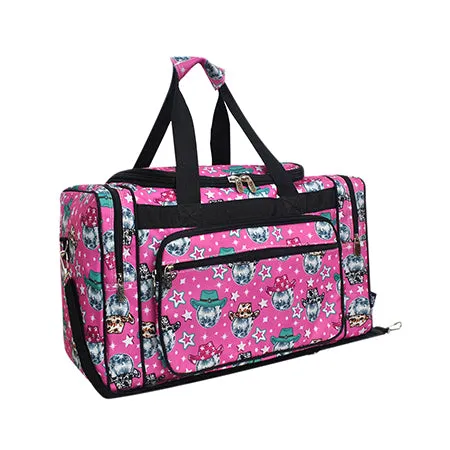 Disco Cowgirl NGIL Canvas 20 Duffle Bag