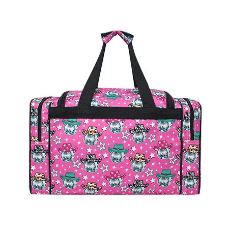 Disco Cowgirl NGIL Canvas 20 Duffle Bag