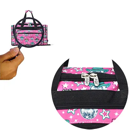 Disco Cowgirl NGIL Canvas 20 Duffle Bag