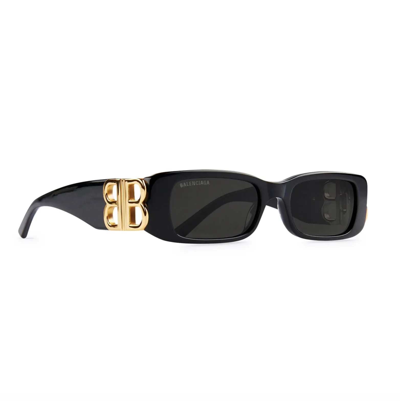 DYNASTY RECTANGLE SUNGLASSES - BLACK