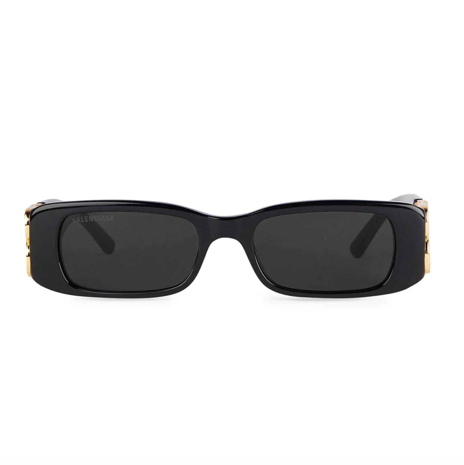 DYNASTY RECTANGLE SUNGLASSES - BLACK