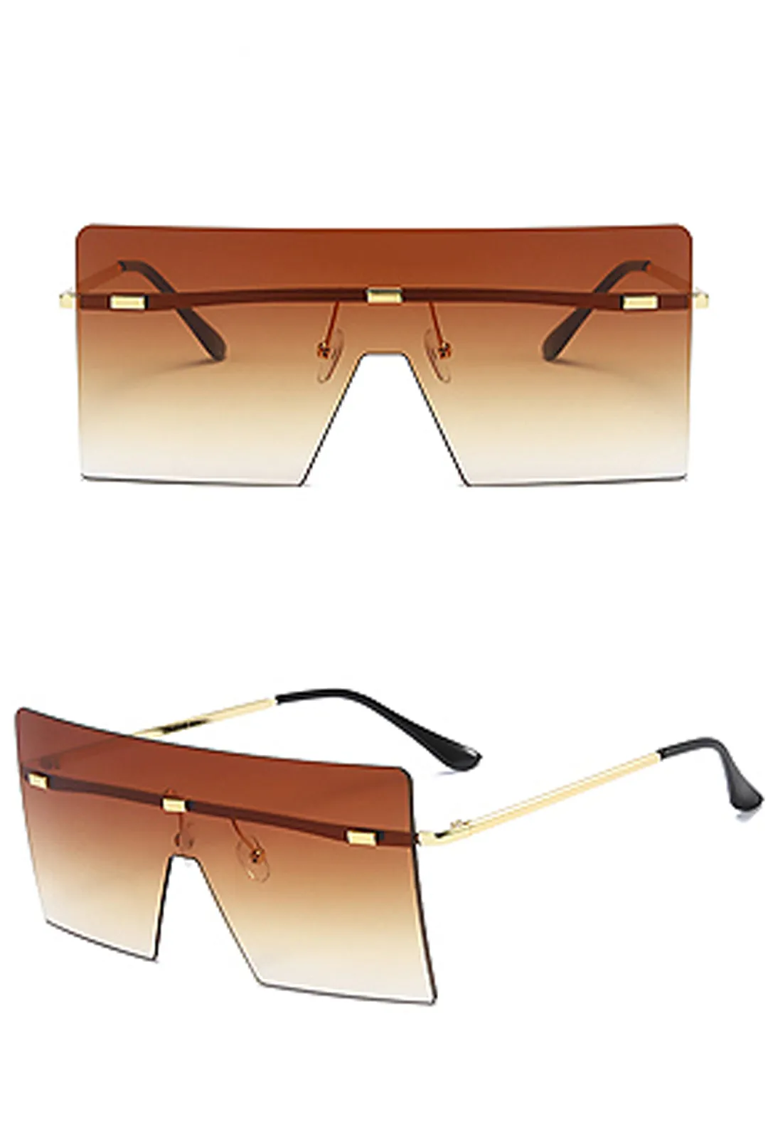 ELSKE - OVERSIZE OMBRE SUNGLASSES