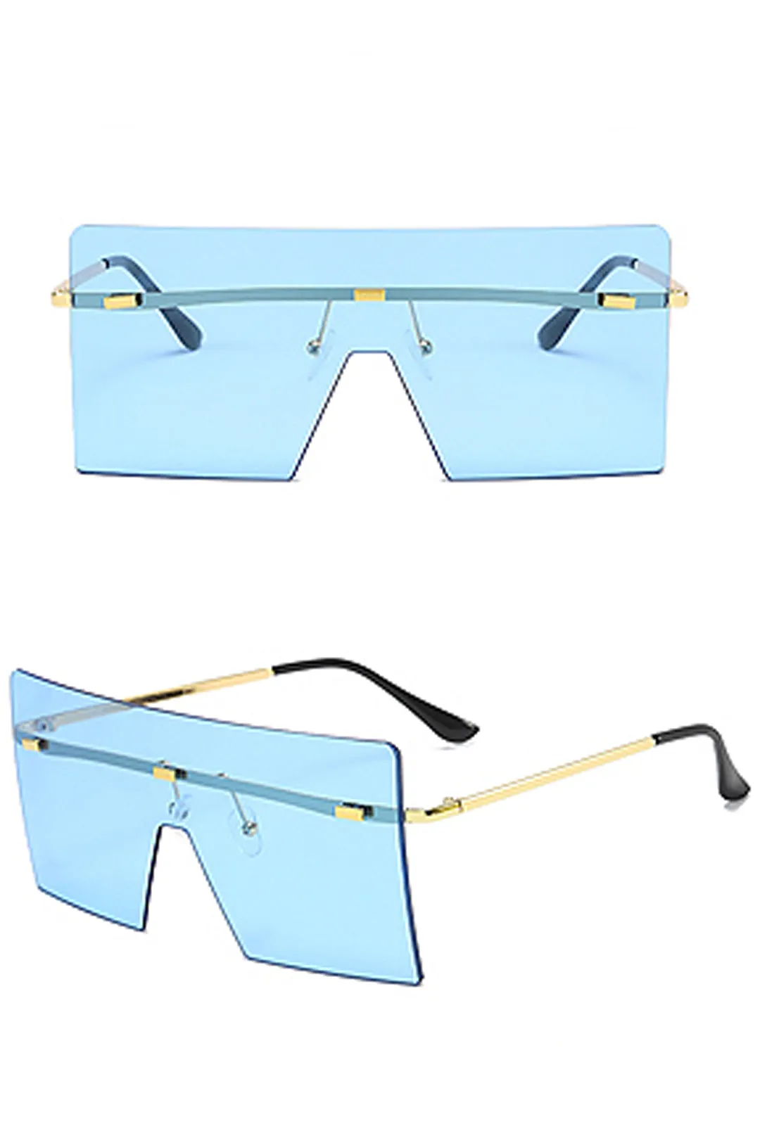 ELSKE - OVERSIZE OMBRE SUNGLASSES