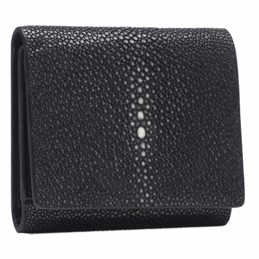 Evan Shagreen Tri-Fold Wallet