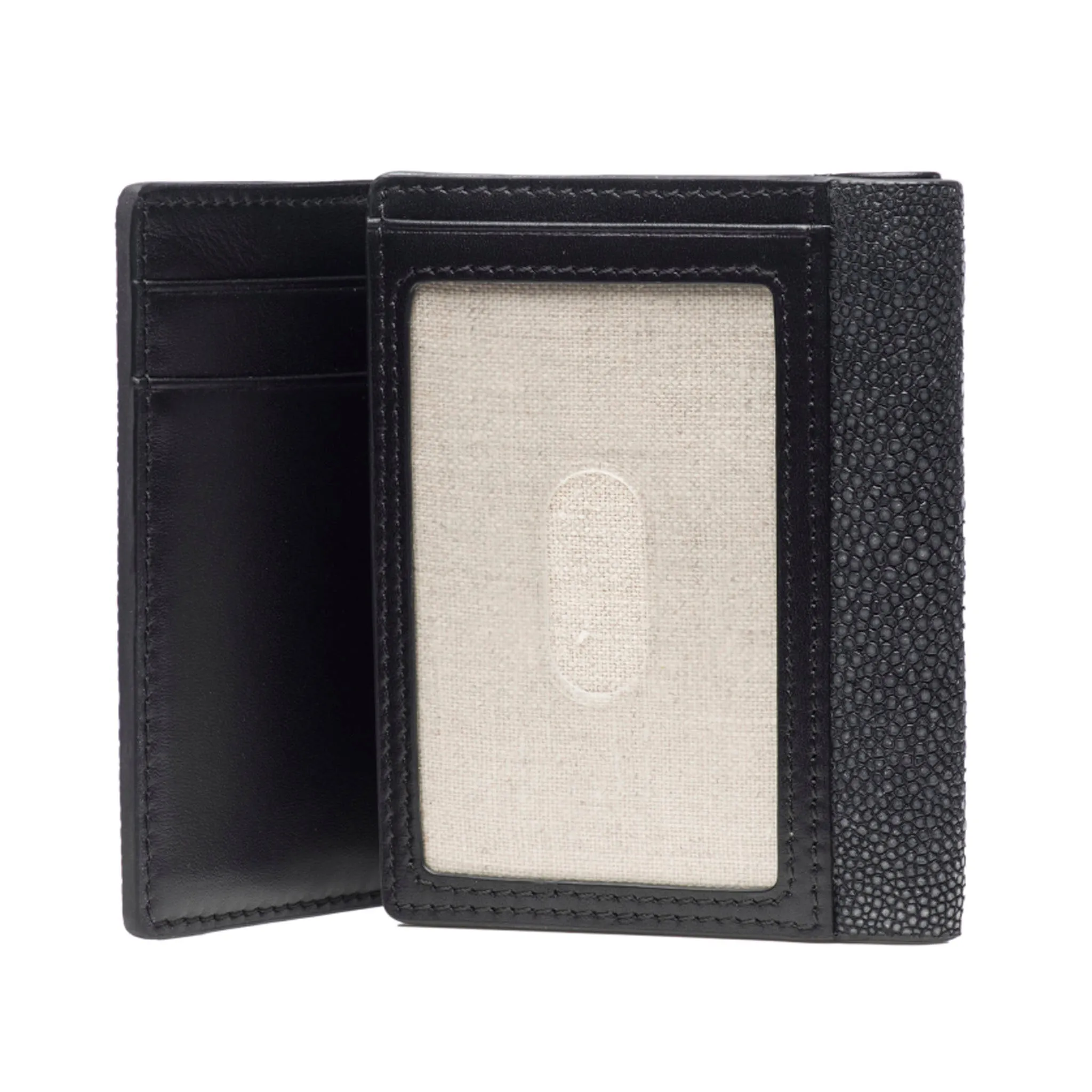 Evan Shagreen Tri-Fold Wallet