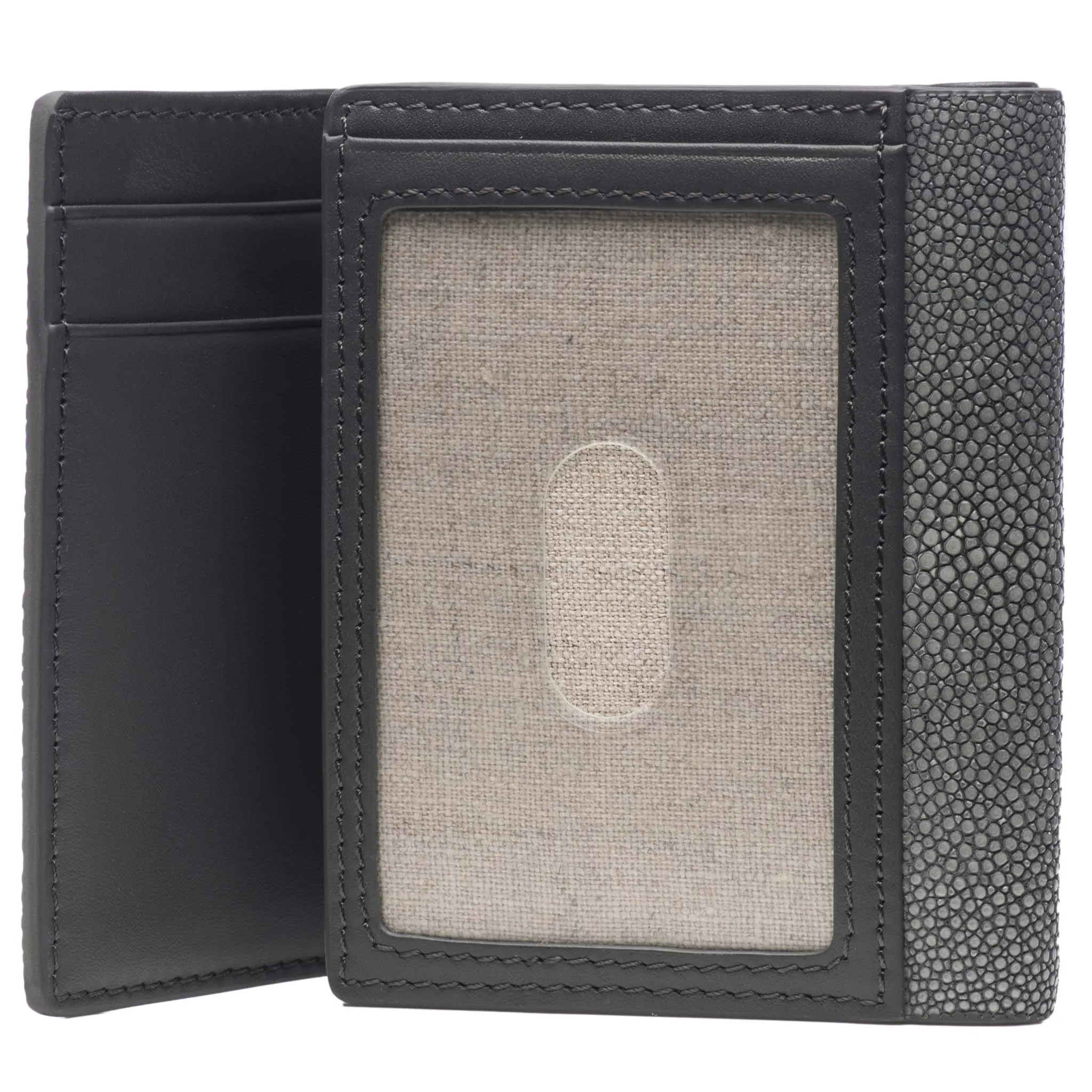 Evan Shagreen Tri-Fold Wallet