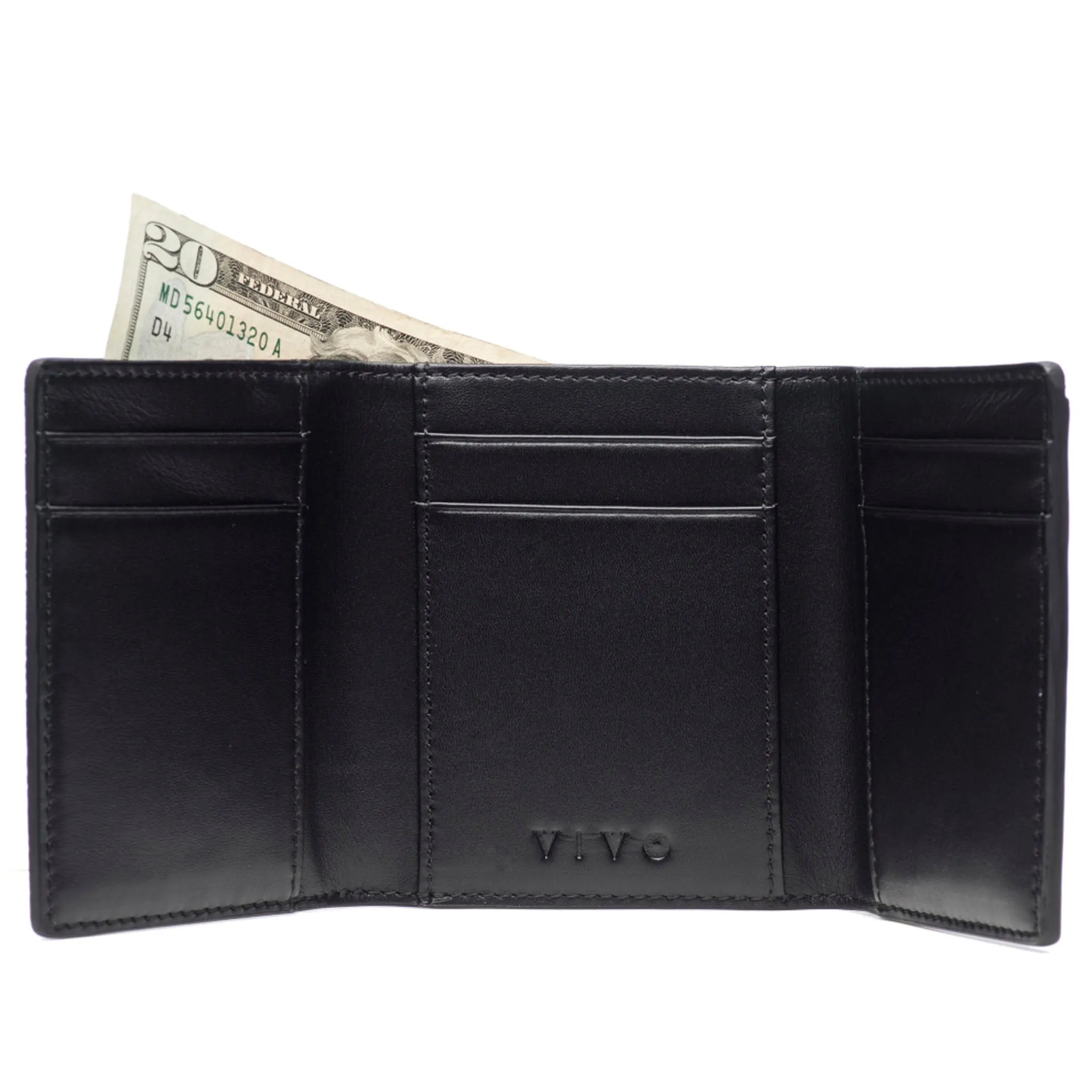 Evan Shagreen Tri-Fold Wallet