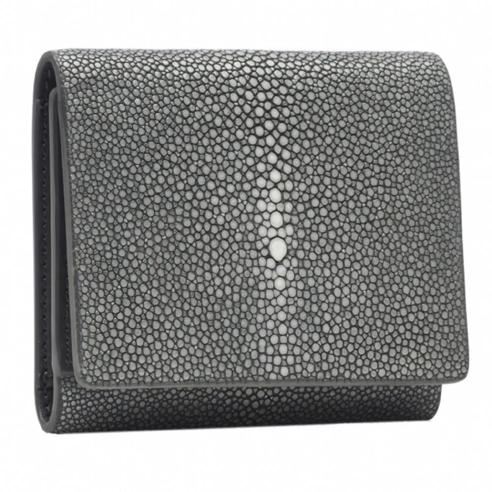 Evan Shagreen Tri-Fold Wallet