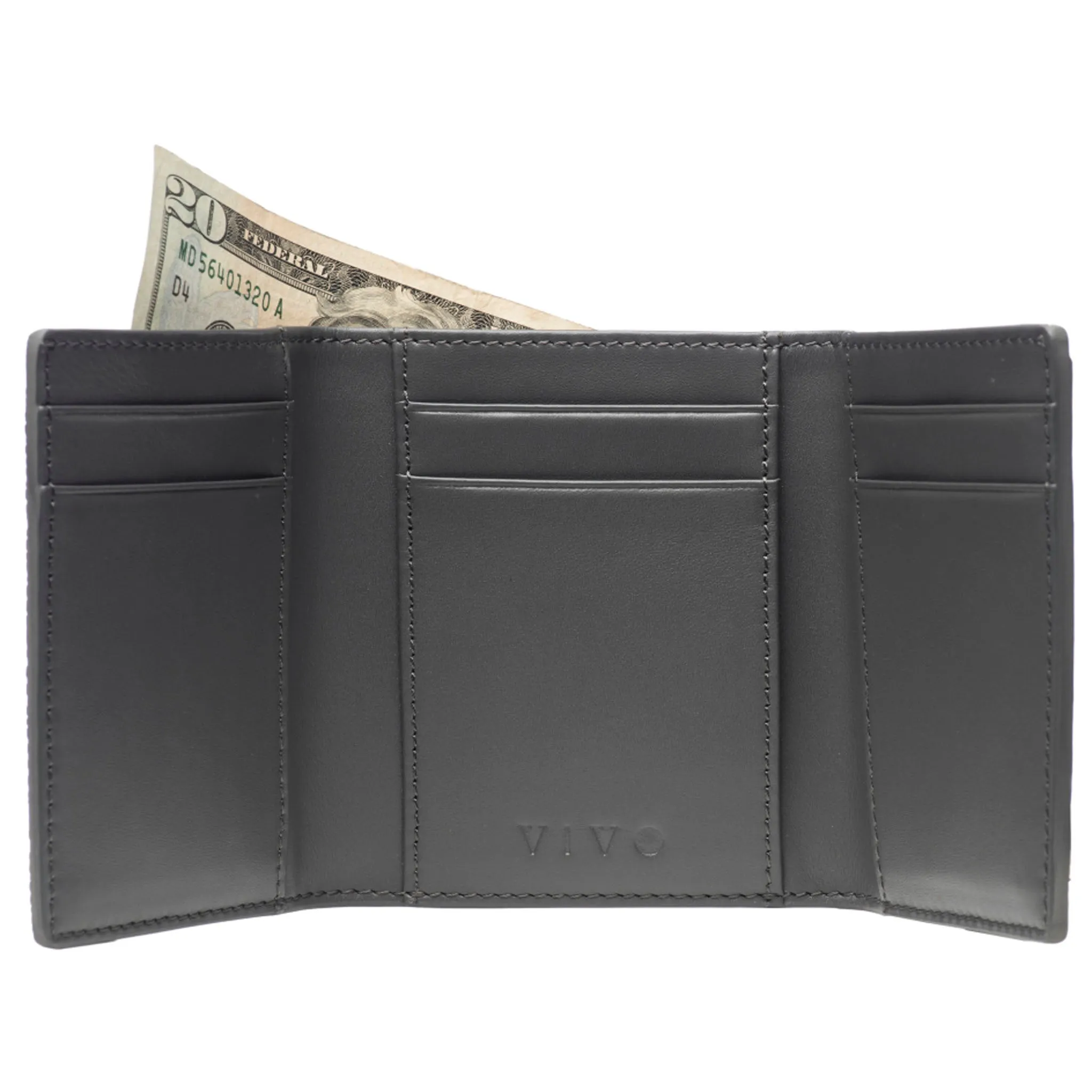 Evan Shagreen Tri-Fold Wallet