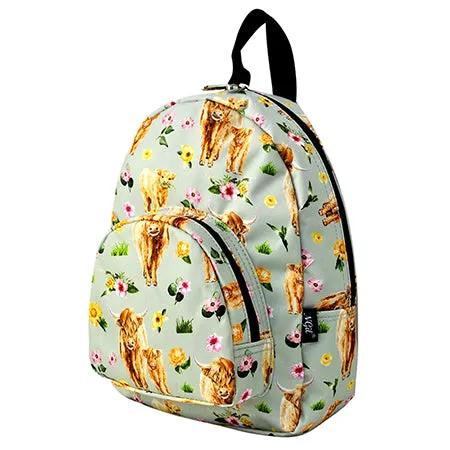 Floral Cow NGIL Mini Backpack