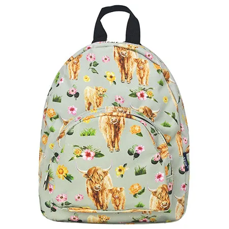 Floral Cow NGIL Mini Backpack