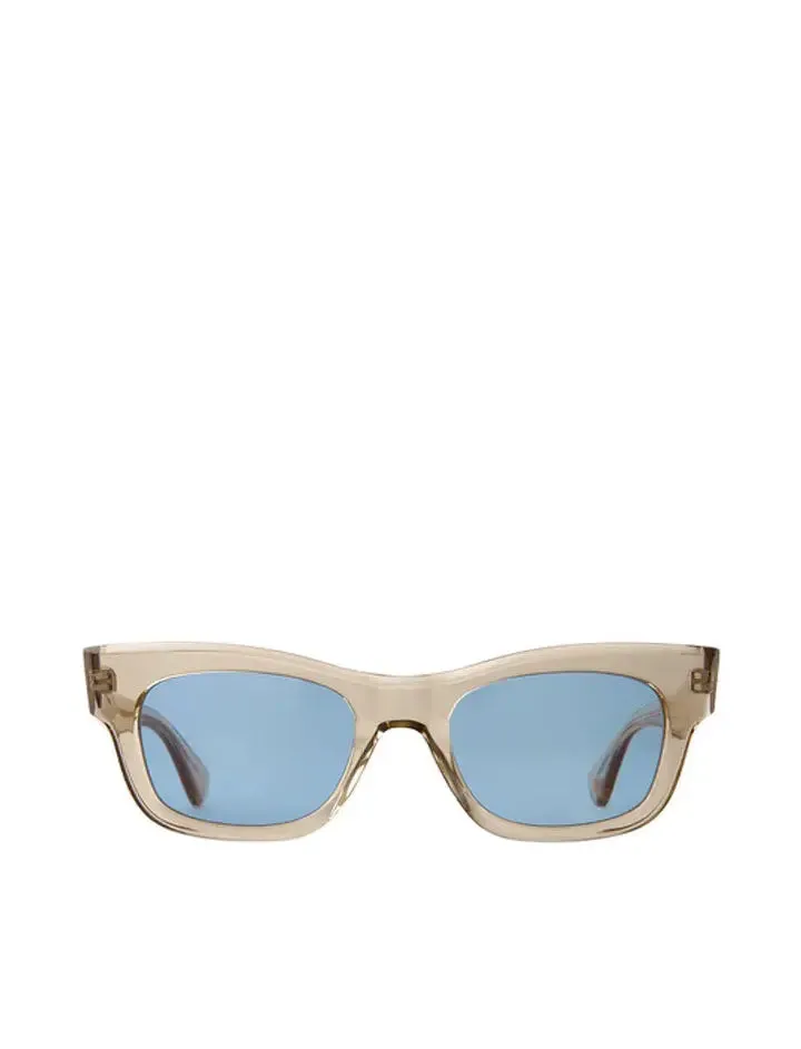 Garrett Leight Woz 49 Sunglasses Brew/Pacifica