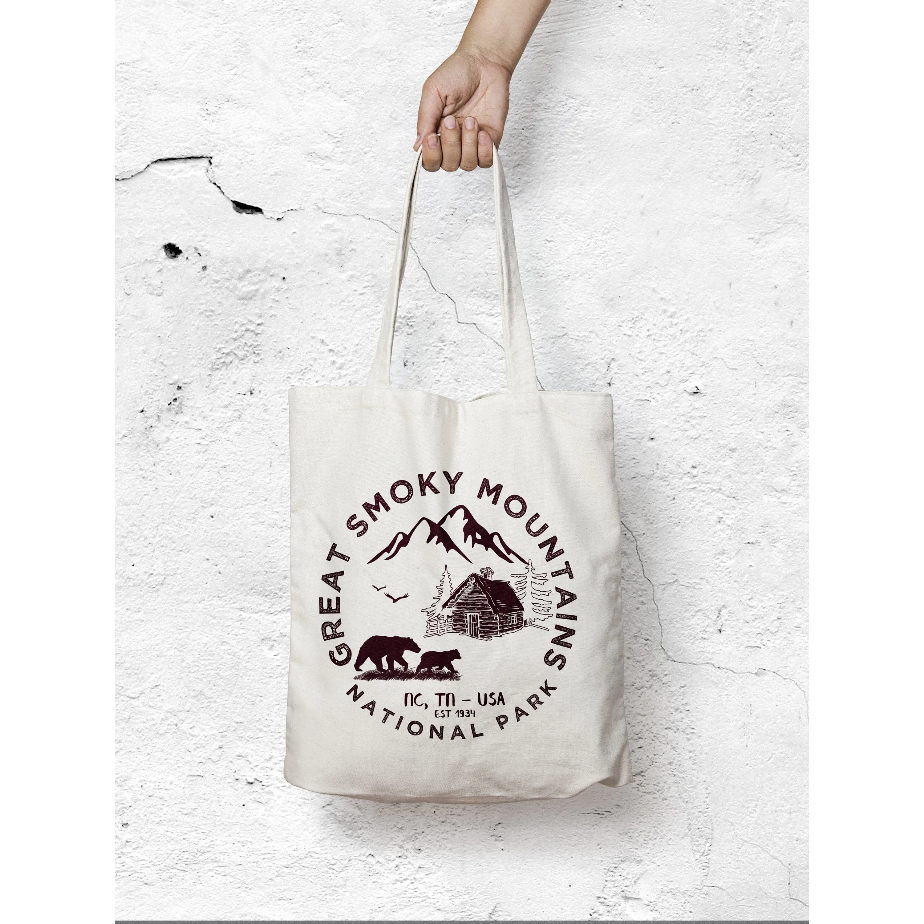 Great Smoky Mountains National Park Canvas Tote Bag