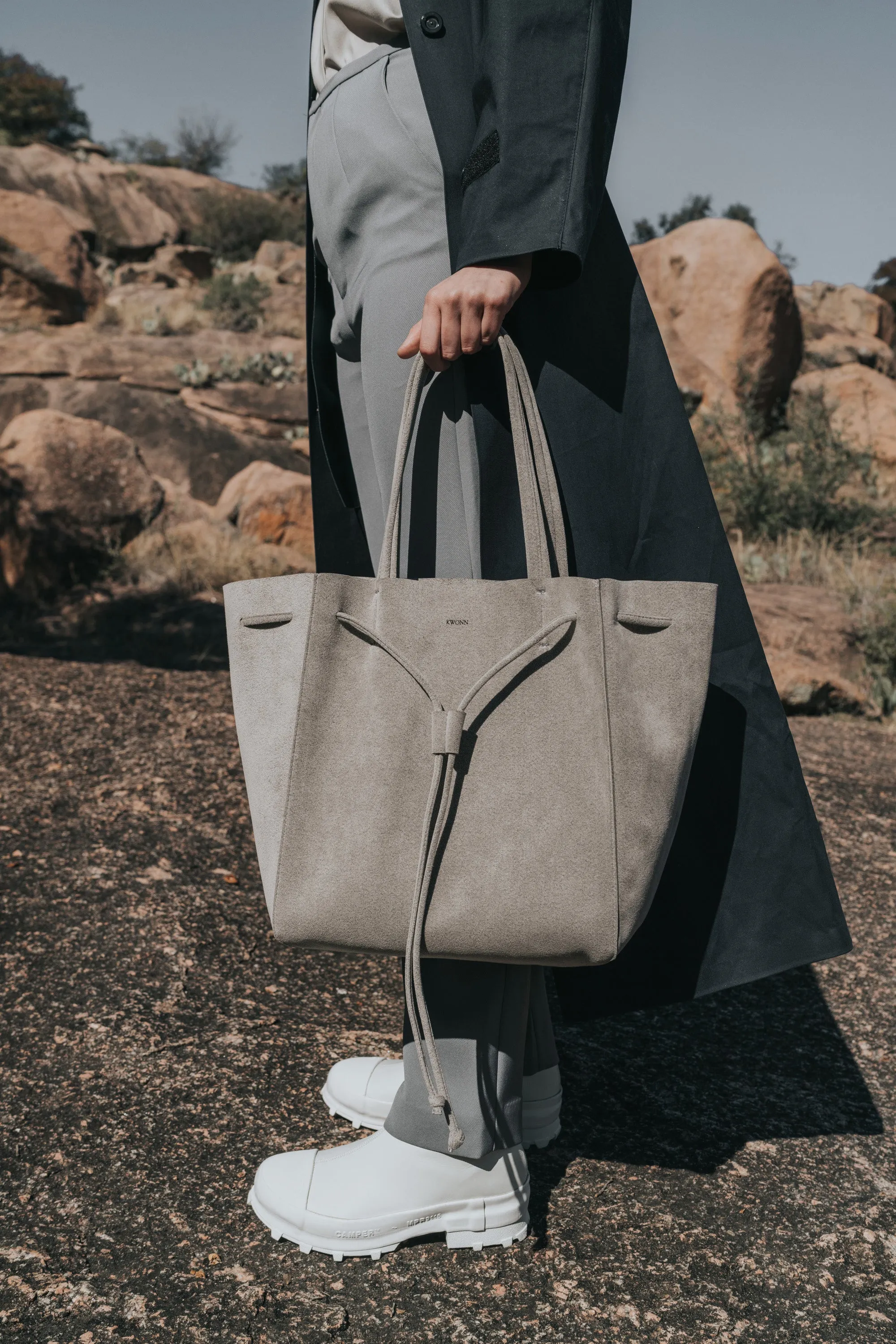 Grey Shopper Bag