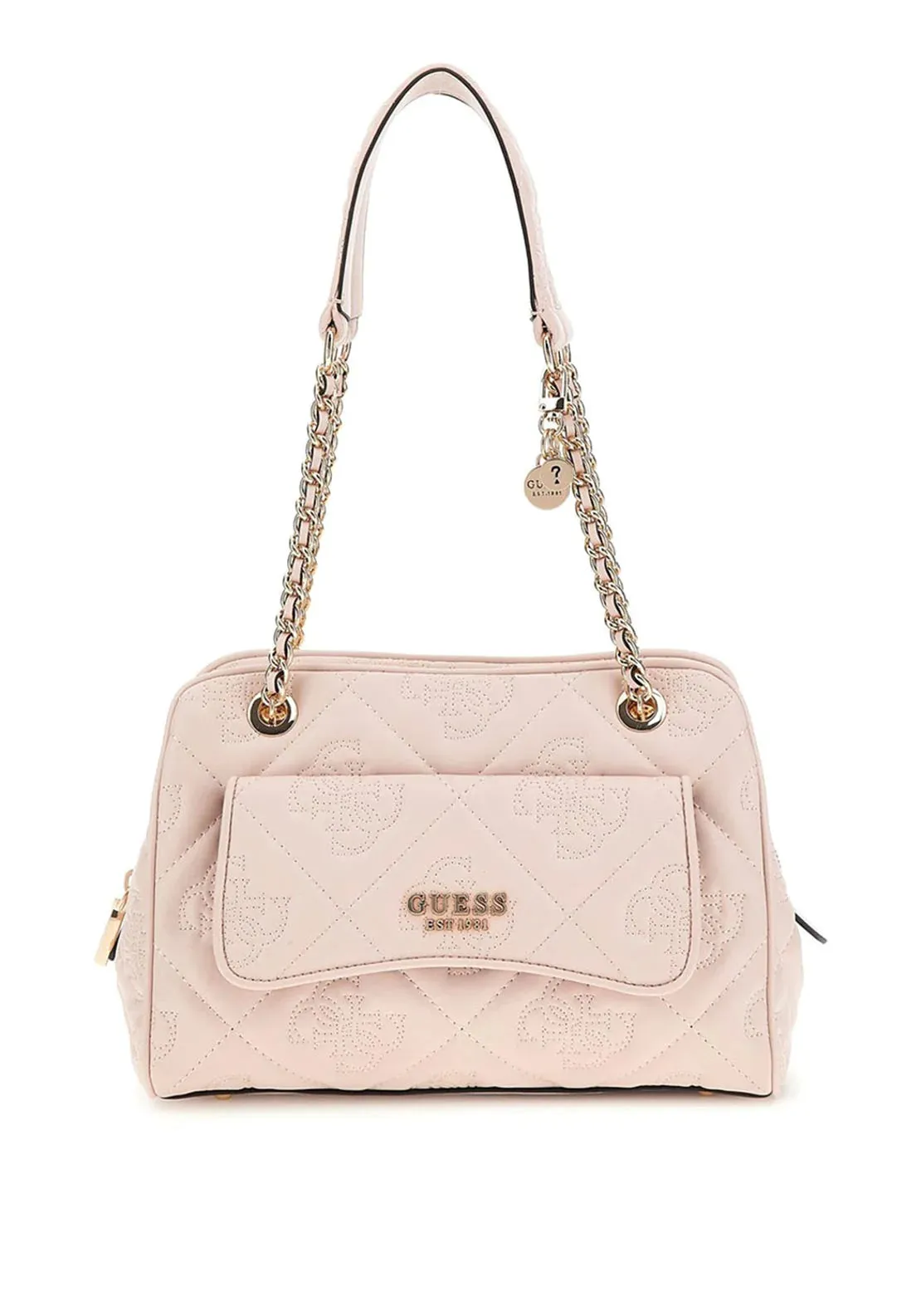 GUESS Marieke Handbag Light Beige Logo